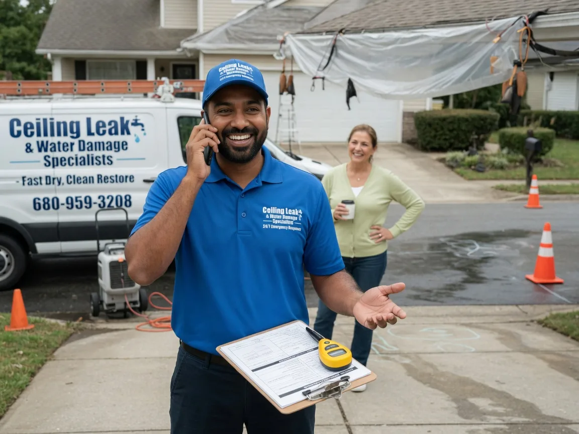 Ceiling Leak Cleanup Shelburne, VT FAQs
